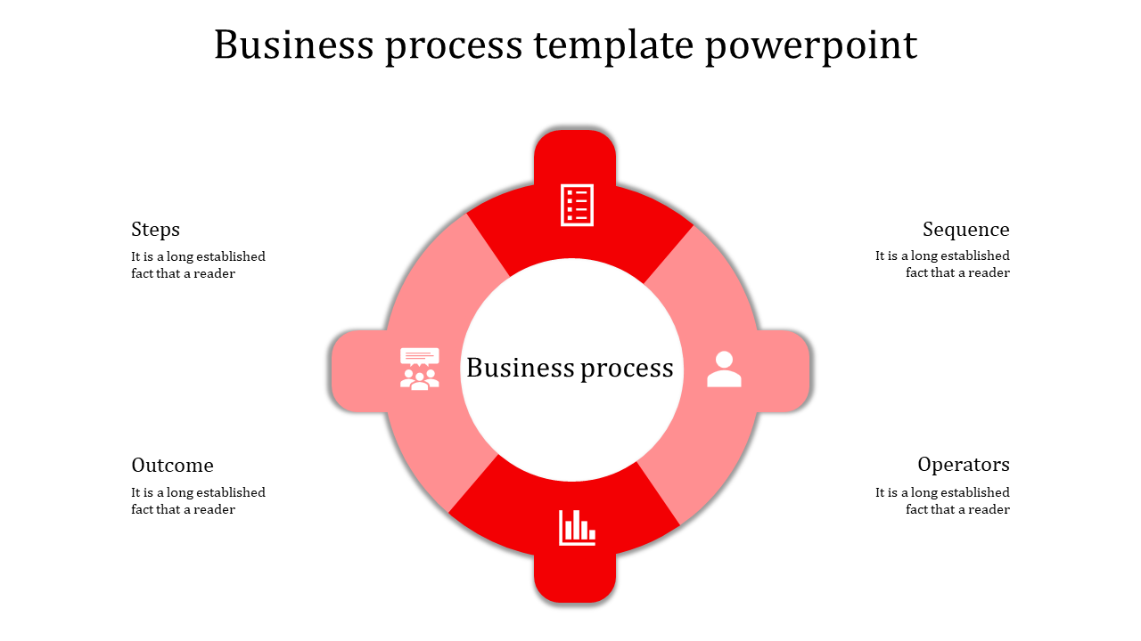 business process template powerpoint-business process template powerpoint-4-red